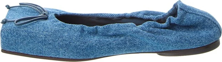 Jacquemus La Casa Denim Ballet Flat - Image 2