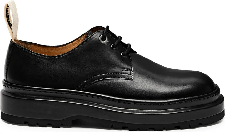 Jacquemus Les Derbies Pavane Leather Derby Shoes