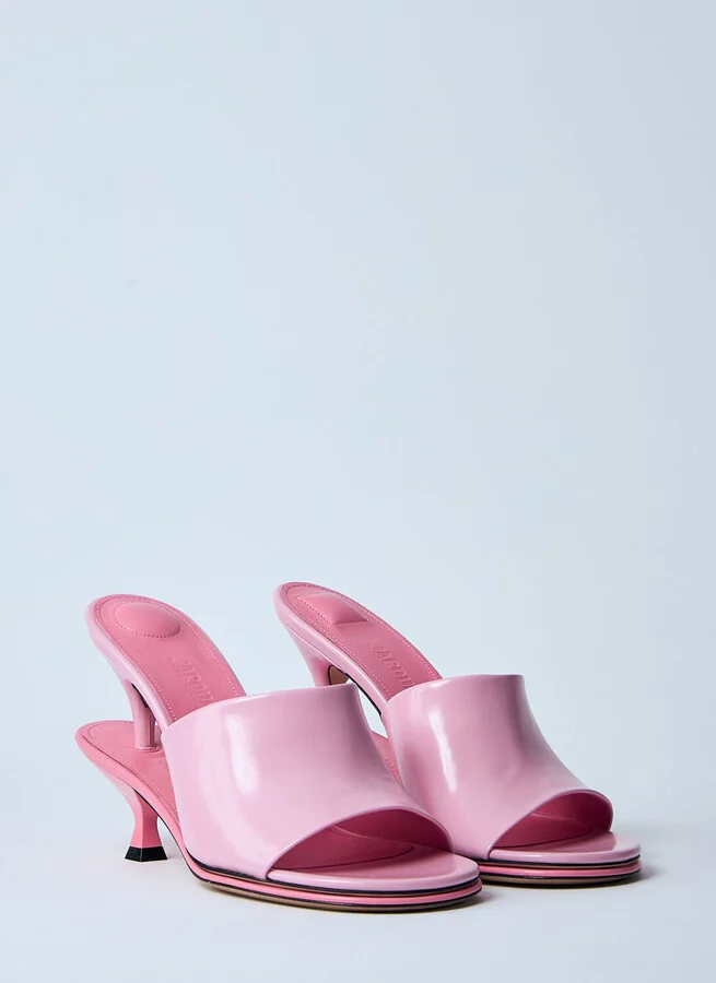 Jacquemus Les Doubles Mules - Woman Heels Pink Eu - 39 - Image 2