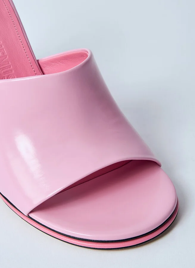 Jacquemus Les Doubles Mules - Woman Heels Pink Eu - 39 - Image 3