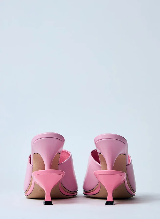 Jacquemus Les Doubles Mules - Woman Heels Pink Eu - 39 - Image 5