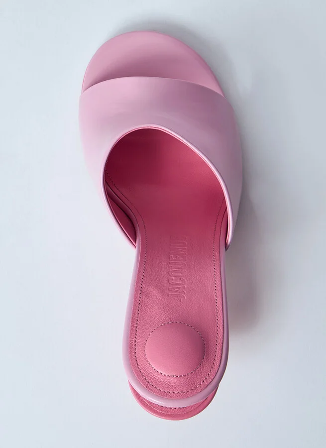 Jacquemus Les Doubles Mules - Woman Heels Pink Eu - 39 - Image 6