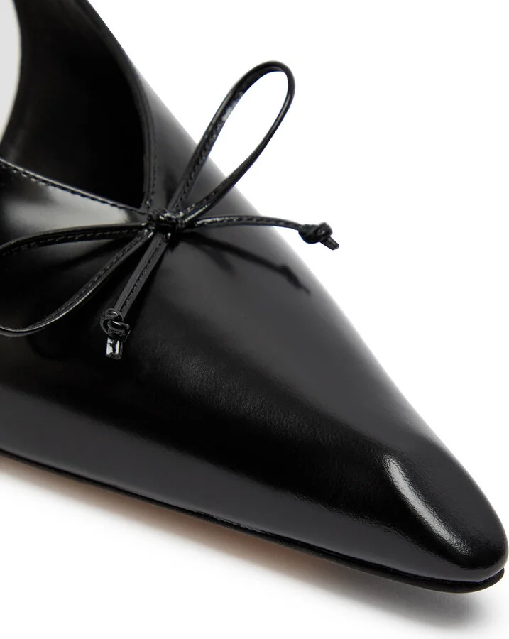Jacquemus Les Low Cubisto 35 Leather Slingback Pumps - Image 4
