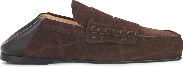 JACQUEMUS Les Mocassins Carre in Chocolate - Image 2