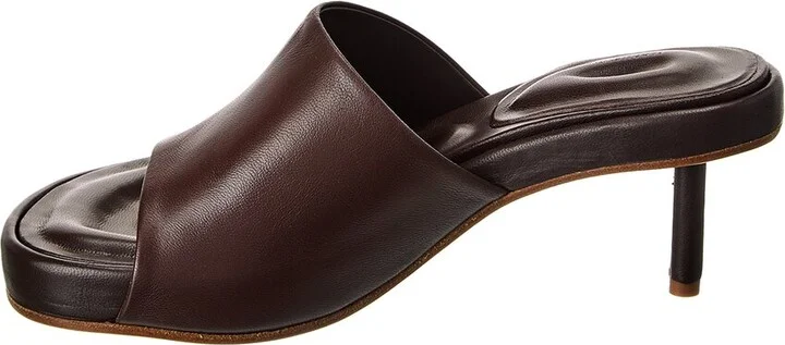 Jacquemus Les Mules Argilla Leather Sandal - Image 2