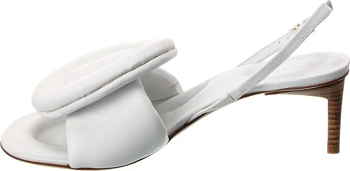 Jacquemus Les Sandales Cuscinu Leather Slingback Sandal - Image 2