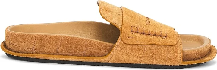 JACQUEMUS Les Sandales Mocassin in Tan