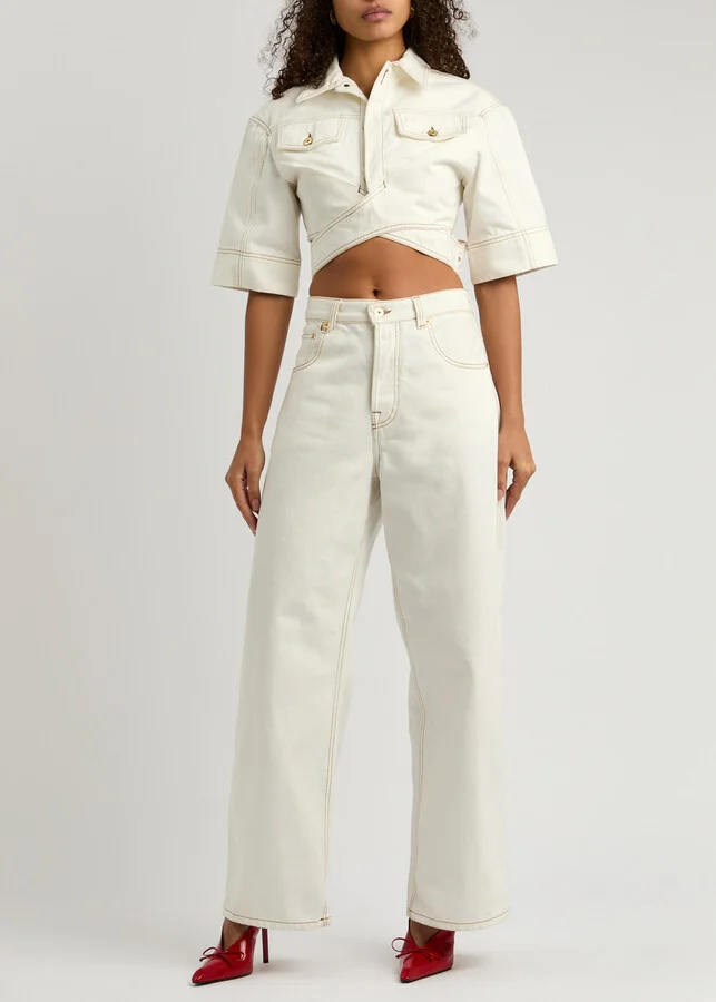 Jacquemus Les Slingbacks Cubisto Leather Slingback Pumps - Image 6