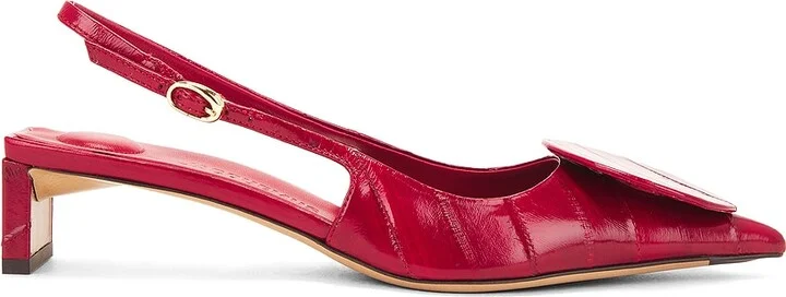 JACQUEMUS Les Slingbacks Duelo B in Red