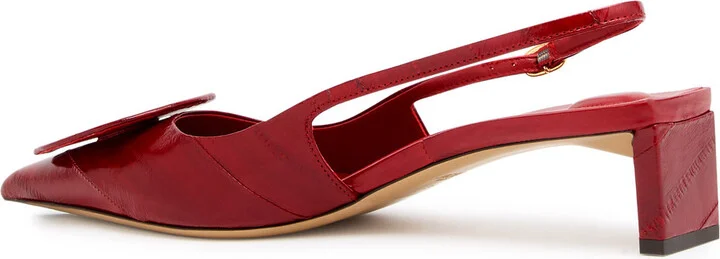 Jacquemus Les Slingbacks Duelo Basses Leather Pumps - Image 2