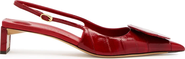 Jacquemus Les Slingbacks Duelo Basses Leather Pumps