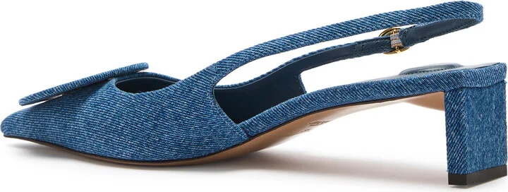 Jacquemus Les Slingbacks Duelo Denim Pumps - Image 2