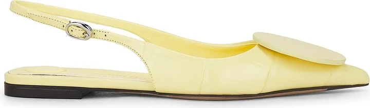 JACQUEMUS Les Slingbacks Duelo in Lemon - Image 2