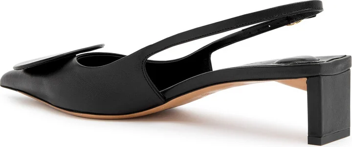 Jacquemus Les Slingbacks Duelo Leather Pumps - Image 2