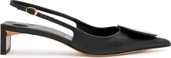 Jacquemus Les Slingbacks Duelo Leather Pumps