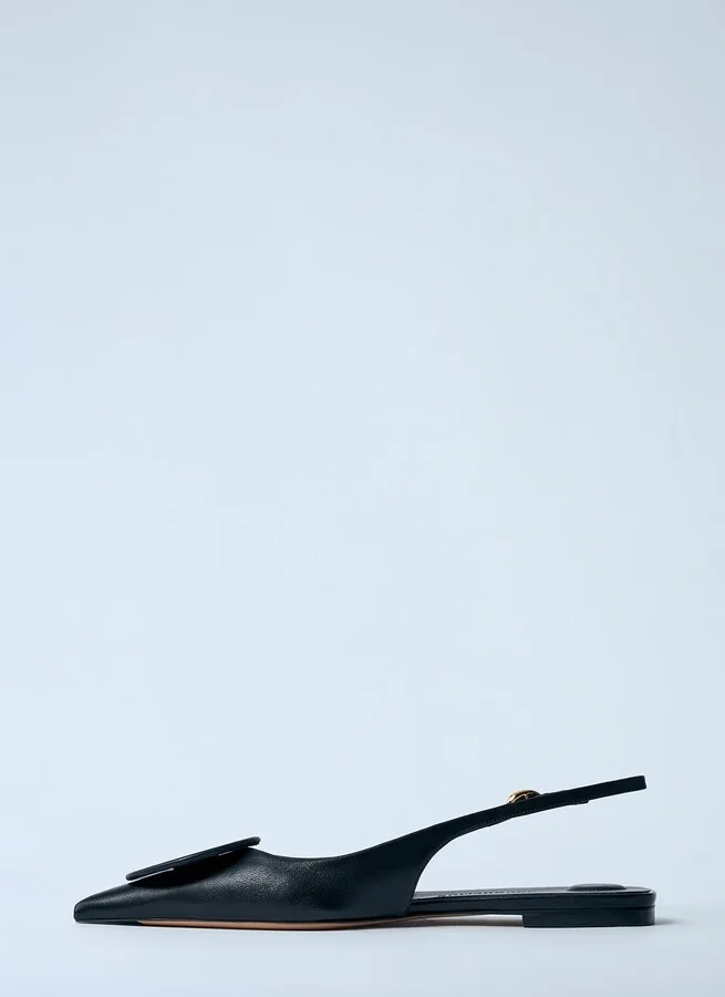 Jacquemus Les Slingbacks Duelo Pumps - Woman Flats Black Eu - 40 - Image 4