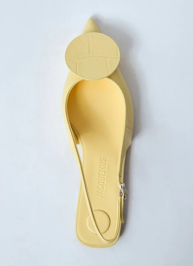 Jacquemus Les Slingbacks Duelo Pumps - Woman Flats Yellow Eu - 37 - Image 5