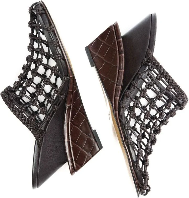 Jacquemus Mesh Les Doubles Tresses Mules - Image 2