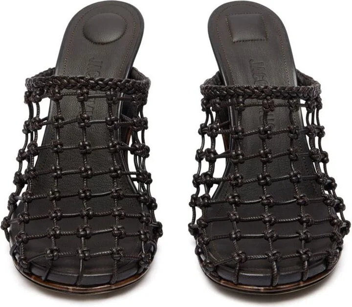 Jacquemus Mesh Les Doubles Tresses Mules - Image 3
