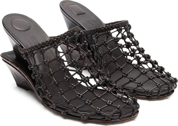 Jacquemus Mesh Les Doubles Tresses Mules - Image 4