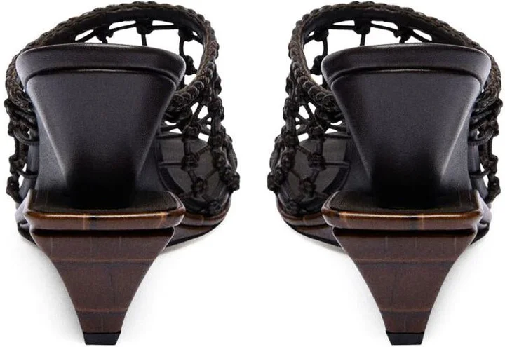 Jacquemus Mesh Les Doubles Tresses Mules - Image 5