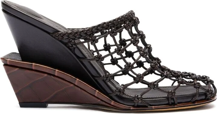 Jacquemus Mesh Les Doubles Tresses Mules