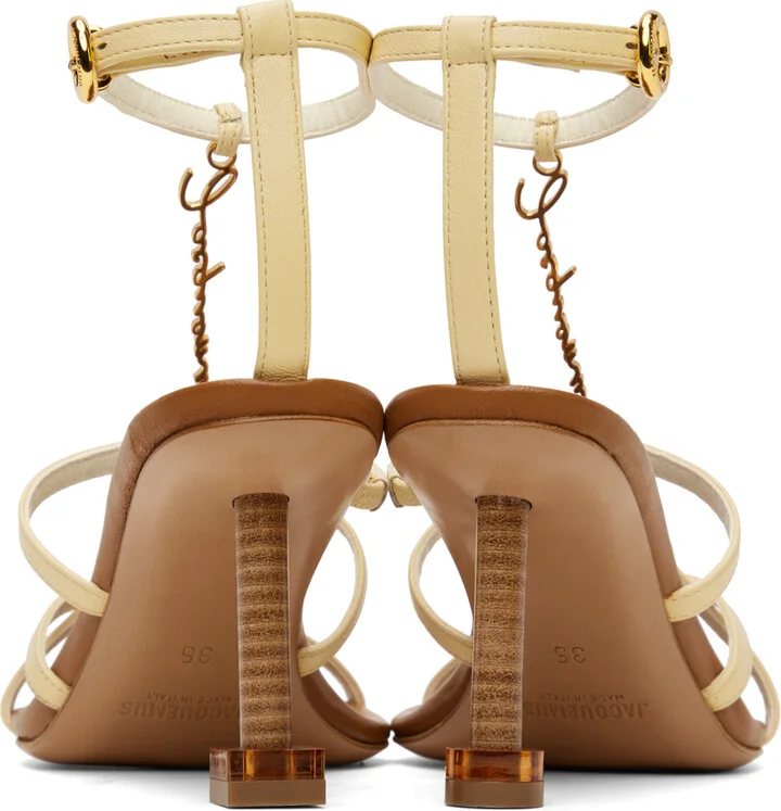 JACQUEMUS Off-White Le Raphia 'Les Sandales Pralu Hautes' Sandals - Image 2