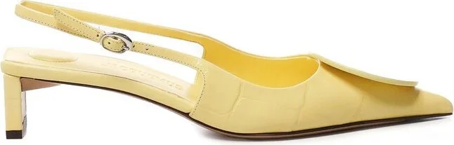 Jacquemus Pointed-Toe Les Slingbacks Duelo Pumps