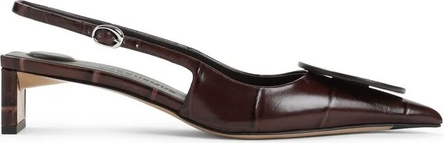 Jacquemus Pointed-Toe Les Slingbacks Duelo Pumps