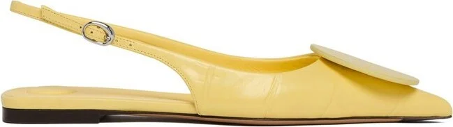 Jacquemus Pointed Toe Slingback Flats