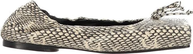Jacquemus Printed Square Toe Flats