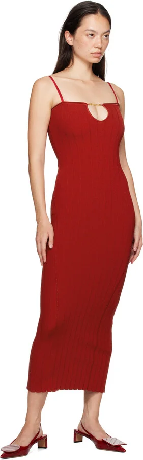 JACQUEMUS Red La Casa 'Les slingbacks Duelo basses' Heels - Image 5
