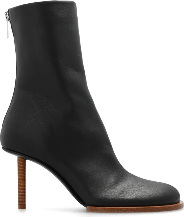 Jacquemus Round Square Ankle Boots