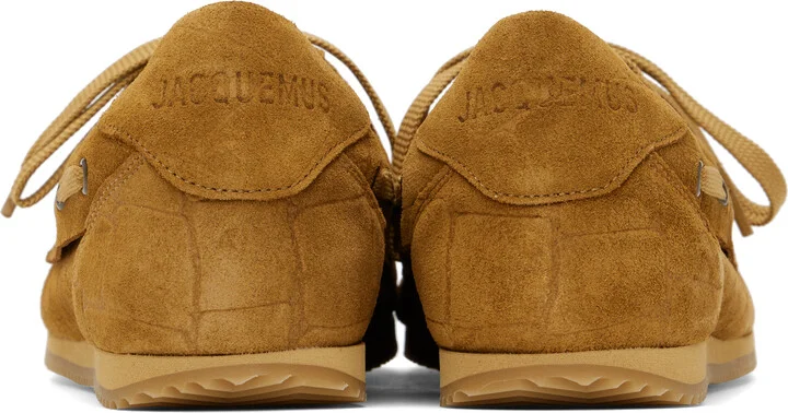 JACQUEMUS Tan La Croisière 'The Batto' Boat Shoes - Image 2