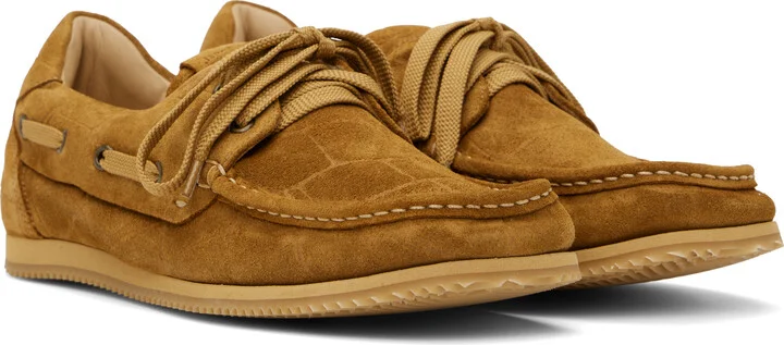 JACQUEMUS Tan La Croisière 'The Batto' Loafers - Image 4
