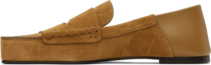 JACQUEMUS Tan La Croisière 'The Carré' Loafers - Image 3
