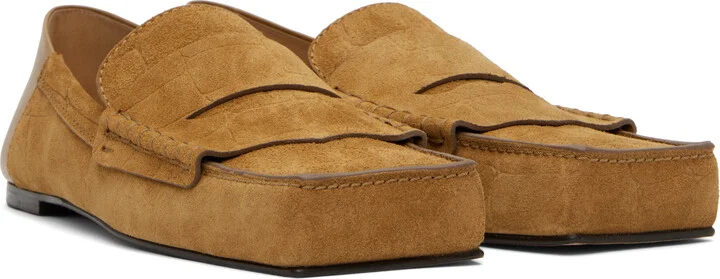 JACQUEMUS Tan La Croisière 'The Carré' Loafers - Image 4