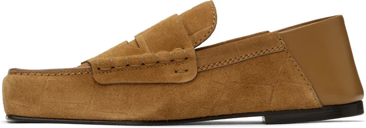 JACQUEMUS Tan La Croisière 'The Carré' Loafers - Image 3