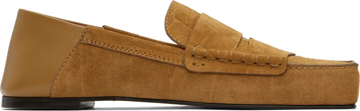 JACQUEMUS Tan La Croisière 'The Carré' Loafers