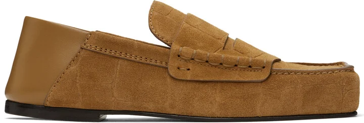 JACQUEMUS Tan La Croisière 'The Carré' Loafers