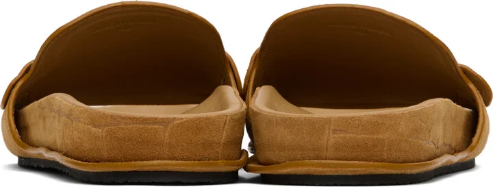 JACQUEMUS Tan Suede Loafer Sandals - Image 2