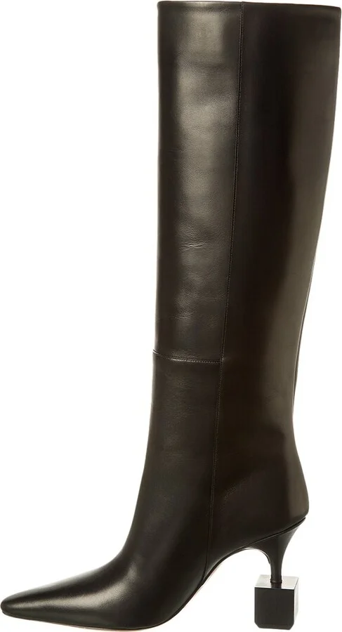Jacquemus The Bisou Leather Knee-High Boot - Image 2