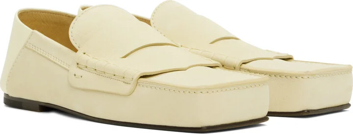 JACQUEMUS Yellow La Casa 'Les Loafers Carré' Loafers - Image 4