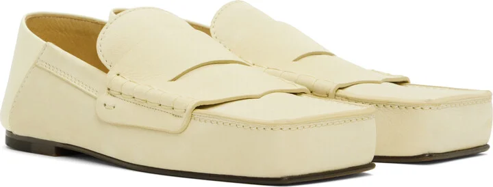 JACQUEMUS Yellow La Casa 'Les Loafers Carré' Loafers - Image 4