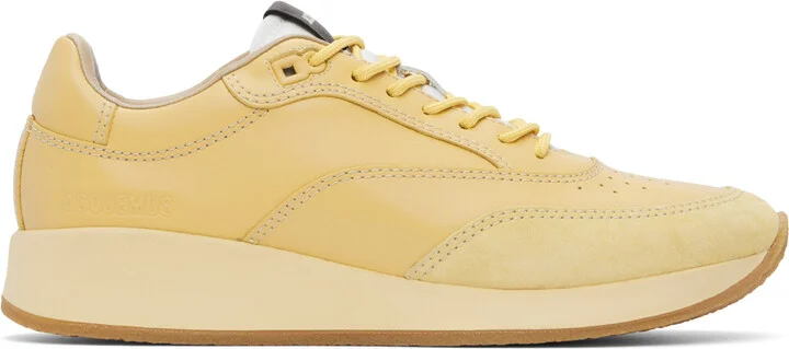 JACQUEMUS Yellow Les Sculptures 'La Daddy' Sneakers
