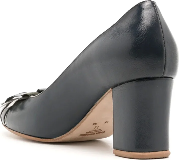 Jacques 55mm leather pumps - Image 3