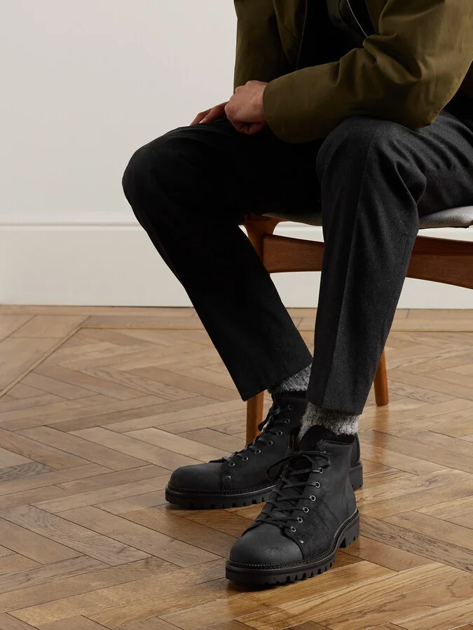 Jacques Chore Waxed-Suede Boots - Image 2