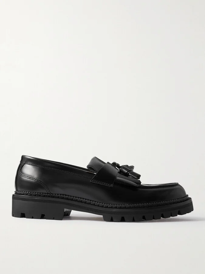 Jacques Fringed Tasselled Leather Loafers