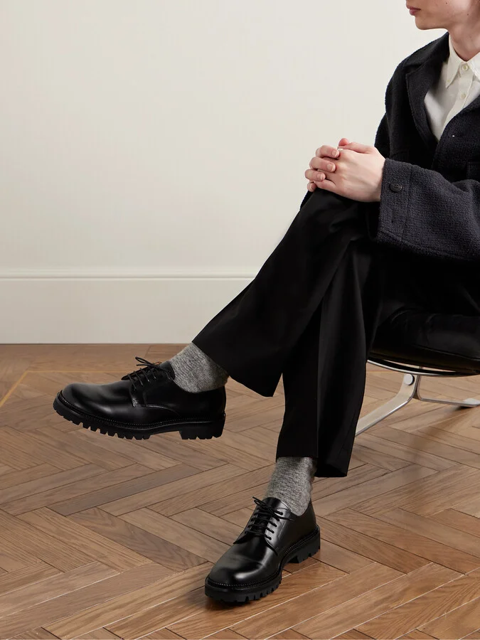 Jacques Leather Derby Shoes - Image 2