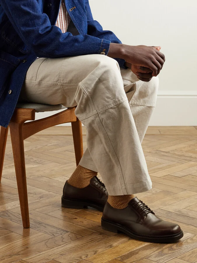 Jacques Leather Derby Shoes - Image 2